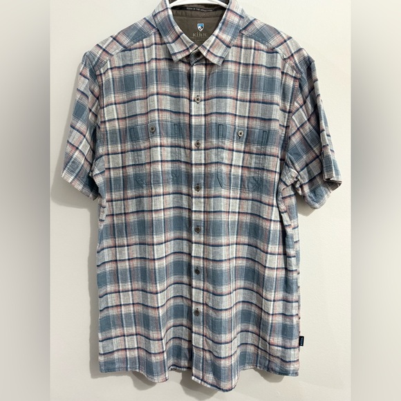 KUHL Men's Skorpio Button Down Shirt Size L - Picture 2 of 4